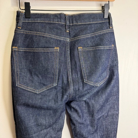 Everlane Ankle Mid Rise Skinny Jeans Dark Indigo Wash Size 26 - Picture 6 of 12